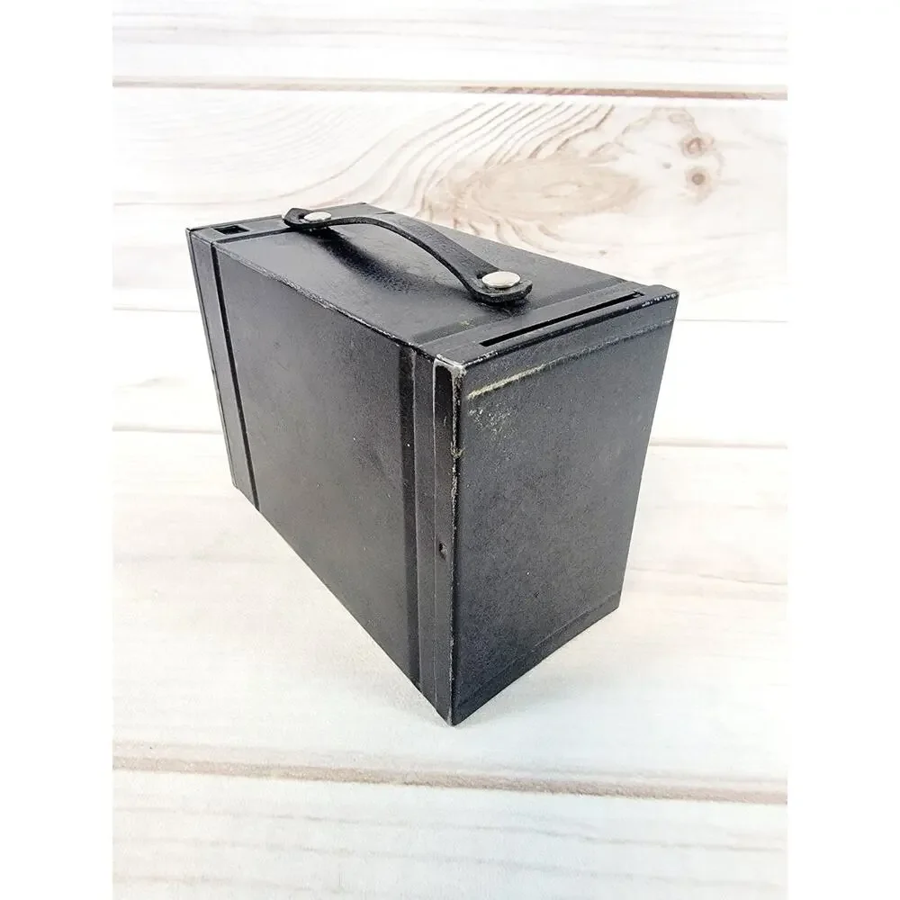 Kodak Hawk-Eye No. 2 Model Box Camera 520 Film Vintage, Black